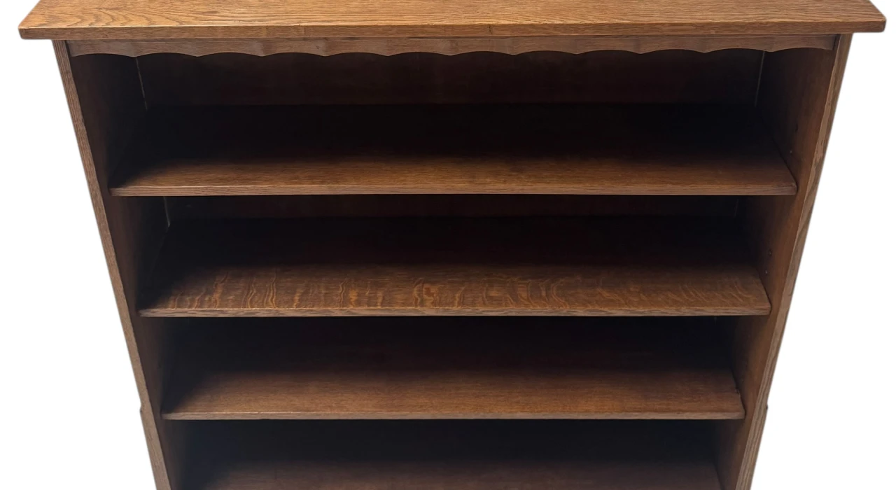 Art Deco Amsterdamse School Open Bookcase by Willem Penaat for Metz & Co., 1920s